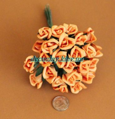 Роза в бутоне, оранжевая ― Hobby-Land