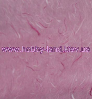 Бумага №38 розовая с 2-х цветными волокнами  ― Hobby-Land