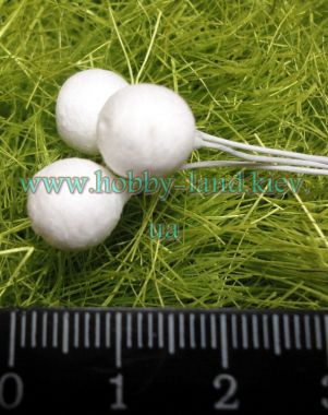 Хлопковые бутоны круглые 10мм ― Hobby-Land