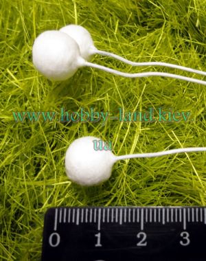 Хлопковые бутоны круглые 12мм ― Hobby-Land