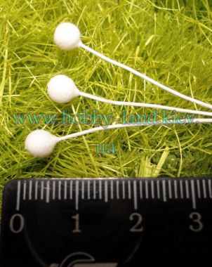 Хлопковые бутоны круглые 5мм ― Hobby-Land