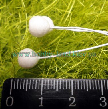 Хлопковые бутоны круглые 7 мм ― Hobby-Land