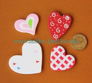 Сэт "Сердечный №3" 5 шт в упаковке ― Hobby-Land