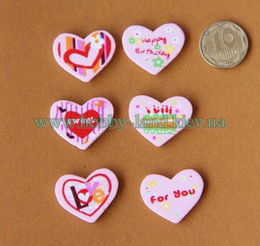 Сэт "Сердечный №2" 6 шт в упаковке ― Hobby-Land