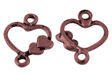 Коннектор медный сердце ― Hobby-Land