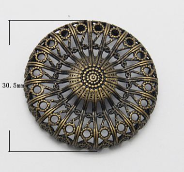 Коннектор ажурный круглый ― Hobby-Land