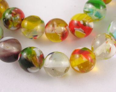 Бусины миллефиори карамель 8 мм ― Hobby-Land