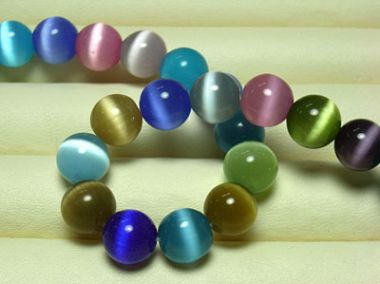 Бусины круглые Кошачий глаз ― Hobby-Land