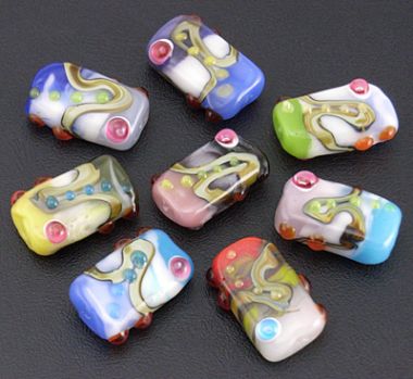 Бусины лэмпворк прямоугольные ― Hobby-Land