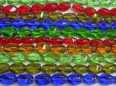 Бусина овальная Твист 13 мм ― Hobby-Land