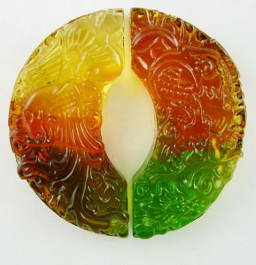 Кулон лэмпворк Дракон и Феникс ― Hobby-Land