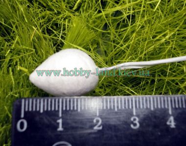 Основа хлопковая конус 14мм, короткая проволка 12 см ― Hobby-Land