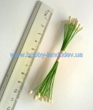 Тычинки крупные для бутонов молочные ― Hobby-Land