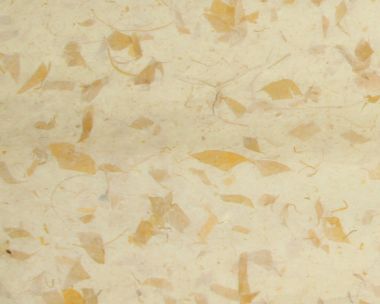 Бумага №21 однотонная с вкраплениями листьев и травы бежевая ― Hobby-Land