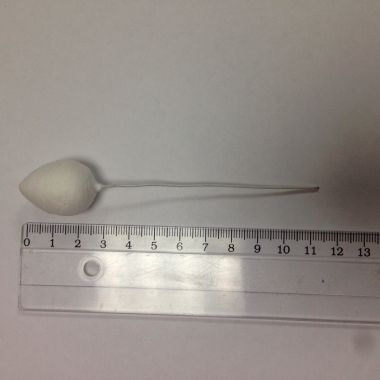 Основа хлопковая конус 20мм , короткая проволка 8см ― Hobby-Land