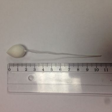 Основа хлопковая конус 15мм , короткая проволка 8см ― Hobby-Land