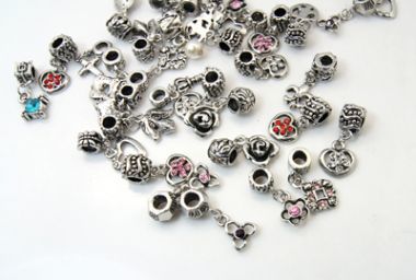 Бусина Пандора с подвеской микс ― Hobby-Land