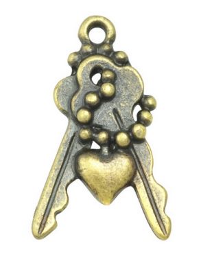 Подвеска Ключи и Сердце ― Hobby-Land