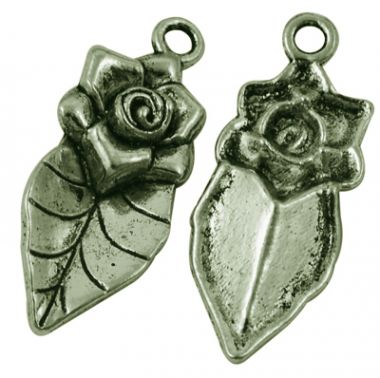 Подвеска Роза с листиком ― Hobby-Land