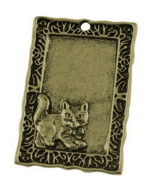 Подвеска Кот в рамке ― Hobby-Land