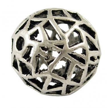 Бусина металлическая ажурная ― Hobby-Land