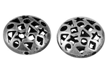 Бусина металлическая ажурная ― Hobby-Land