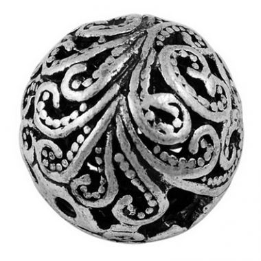 Бусина металлическая ажурная ― Hobby-Land