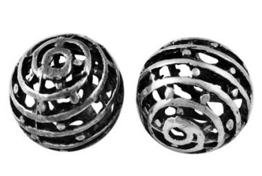 Бусина металлическая ажурная ― Hobby-Land