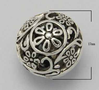 Бусина металлическая ажурная ― Hobby-Land