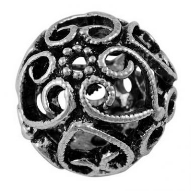 Бусина металлическая ажурная ― Hobby-Land