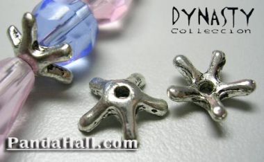 Обниматели для бусин серебристые ― Hobby-Land