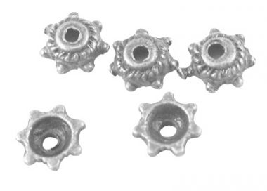 Обниматели для бусин серебристые ― Hobby-Land