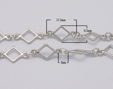 Цепь винтажная серебристая ― Hobby-Land