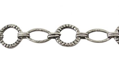 Цепь винтажная серебристая ― Hobby-Land