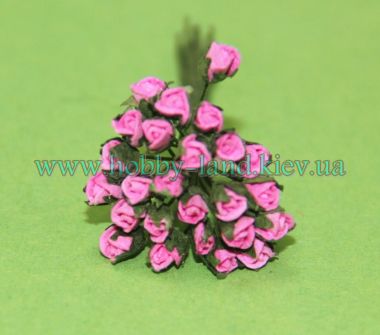 Роза  25шт в пучке розовая ― Hobby-Land