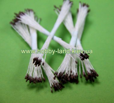 Мелкие коричневые тычинки на белой нитке ― Hobby-Land