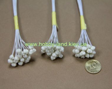 Тычинки для гортензии белые S ― Hobby-Land