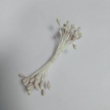 Японские тычинки бежевые с молочными кончиками ― Hobby-Land