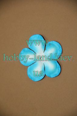 Декоративный цветок пяти лепестковый голубой ― Hobby-Land
