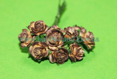 Роза 10шт в пучке (капучино) ― Hobby-Land