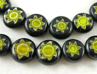 Бусина круглая миллефиори ― Hobby-Land